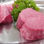 ステーキハウス バロン - 切り出し後お肉
