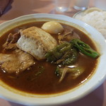 スープカリィの店 ショルバー - チキン&豆腐カレー