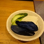 鰻 むさし乃 - おしんこ