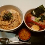 花のれん - 松本丼とミニラーメンセット。