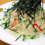 焼肉屋マルキ市場 - パリパリ大根の帆立マヨドレ仕立て