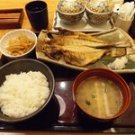 Hakata Motsunabe Yamaya - 日替わり定食（味の天日干し）