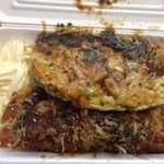Okonomiyaki Miho - 関西風　肉玉＋もち＋容器代10円＝510円