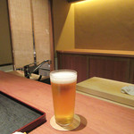 二条城ふる田 - 生ビール(2016.5月)
