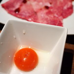 万両 - しゃぶ焼 20秒ロース 玉子付（1,100円）