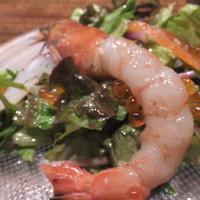シャンパン食堂 - 5周年記念ランチ　海鮮サラダ