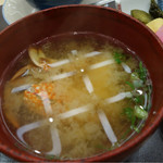 宙 渡月荘金龍 - 前日の残り物じゃない渡り蟹の味噌汁(o^^o)