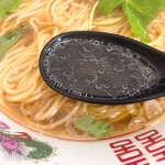 きくや - 昔ながらの～生姜醤油 中華そば 中細麺750円デフォ　スープっぷり