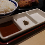 牛カツ専門店 京都勝牛 - 山椒タレ＆山椒塩☆