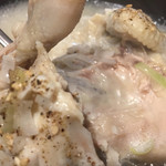 味家 - ランチ参鶏湯 1080円
            ボリュームタップリの鶏肉