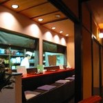 京富庵 - カウンター席