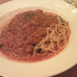 シルバースプーン - ソーセージと茄子のボロネーゼソース900円