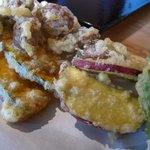 蕎麦処鏑屋響 - 季節の野菜天婦羅（蕎麦遊膳 響）