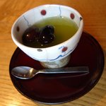 蕎麦処鏑屋響 - 抹茶のゼリー（蕎麦遊膳 響）