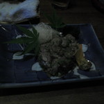 お食事処 青木 - 鯵のなめろう