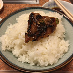 よりよい - ついついやってしまうのが白飯の肉乗せ‼️