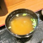 伊勢うどんいせ - 味噌汁