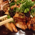 善道 - 蒸し鶏の葱生姜ソース