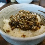 手打ち麺 やす田 - 昆布飯150円
