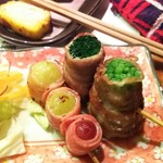 かじしか - ねぎ巻きとぶどう巻き