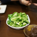 里葉亭 - 生ピーマン