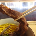 のりば食堂 - 1050円『ソーキ・三枚肉そば』2016年6月吉日