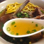 のりば食堂 - 1050円『ソーキ・三枚肉そば』2016年6月吉日