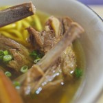 のりば食堂 - 1050円『ソーキ・三枚肉そば』2016年6月吉日