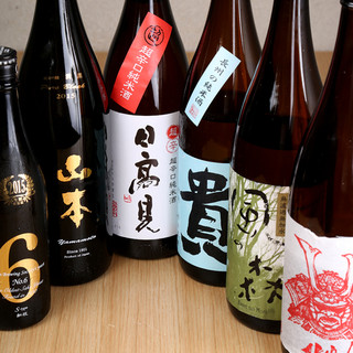 厚岸町産食材に合う日本酒・焼酎