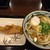 丸亀製麺 - かけ1玉290円+温玉60円+かしわ天130円(全て税込)