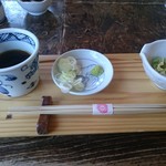 昭和屋 そば琳 - つゆと薬味とお漬物