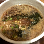 直久 - 鶏×秋刀魚つけ麺 ¥790 のつけ汁