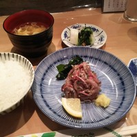 新宿割烹 中嶋 - 鰯（刺身定食）
