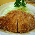 とんかつ燕楽 - ロース定食（2000円）（2010/10）