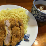 金ちゃん - 和風中華ざる(トンカツ付き)700円