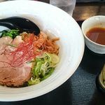 自家製麺 仁 - すごい煮干しまぜそば 600円