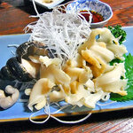 よし半 - バイ貝の刺身