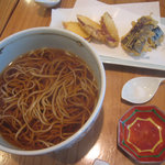 蕎麦 案山子 - ランチ：天ぷら蕎麦