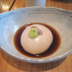 蕎麦 案山子 - 落花生豆富