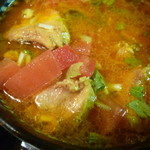 チキンとトマトたっぷり