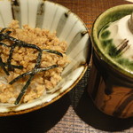 鳥匠 いし井 - そぼろご飯と鶏スープ