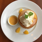 バースブック珈琲 - パンケーキ〜自家製スダチソース付き〜(¥1280)