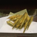 良美 - ワカサギの天ぷら
天ぷらは全般的にサクサクでした。