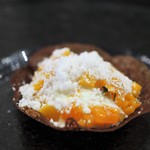 ici - マンゴーのプリン　ココナッツのシャーベット添え
