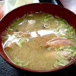 活魚 千葉屋 - 味噌汁(2016/06)