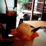 ことばのはおと - 工船のアイスコーヒーと、にゃんこパフェ