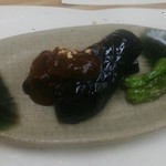 そば工房 玉江 - 2016･5　なすの蕎麦味噌がけ