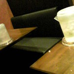 ラーメンさんぱち - 基本テーブル席のみ。
