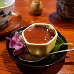 旬の味 いち - プルーンジャムにほうじ茶のゼリー