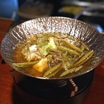 Shunno Aji Ichi - じゅんさいと鱧、水茄子の鍋